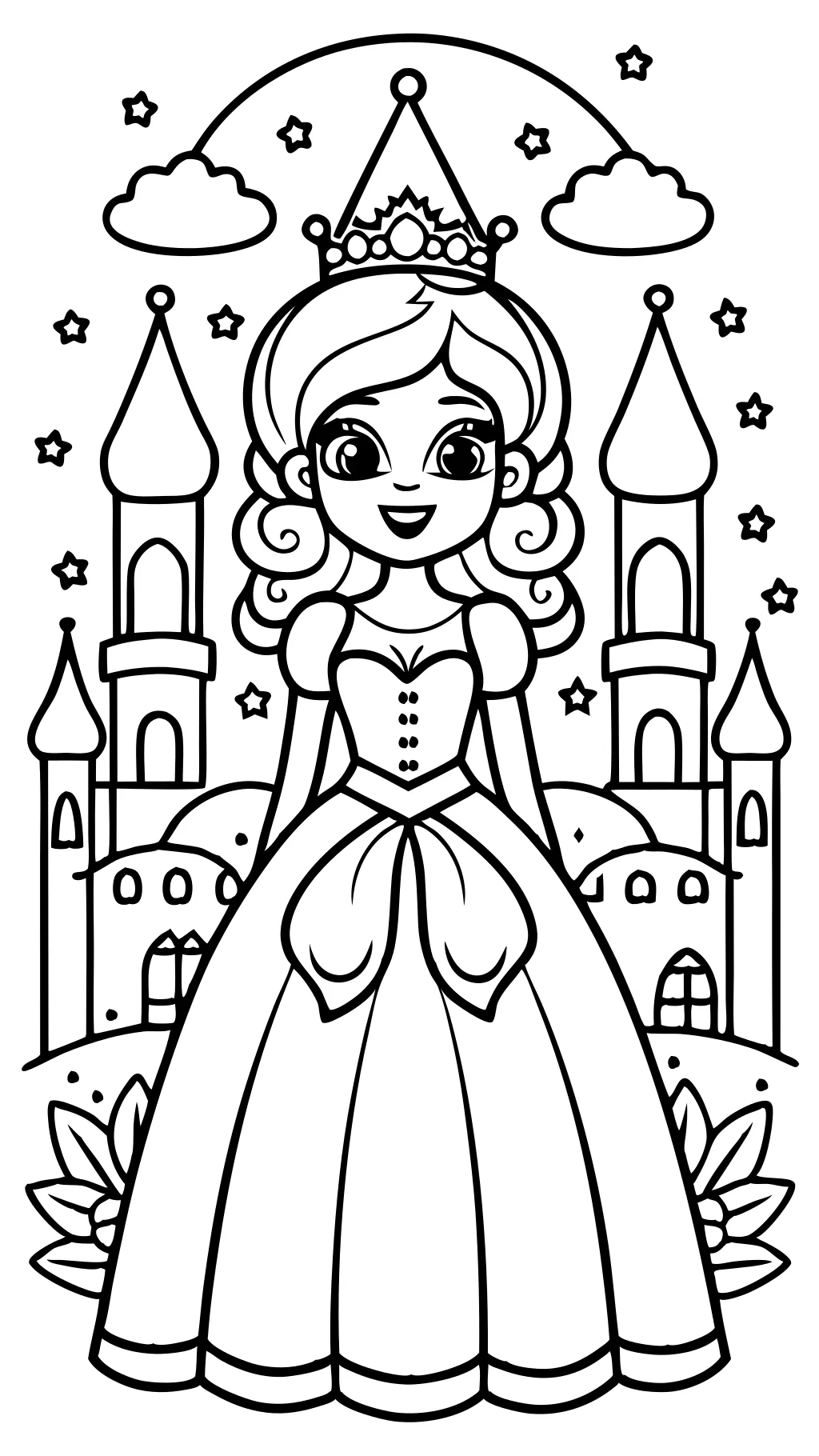 coloriage princesse pour adultes